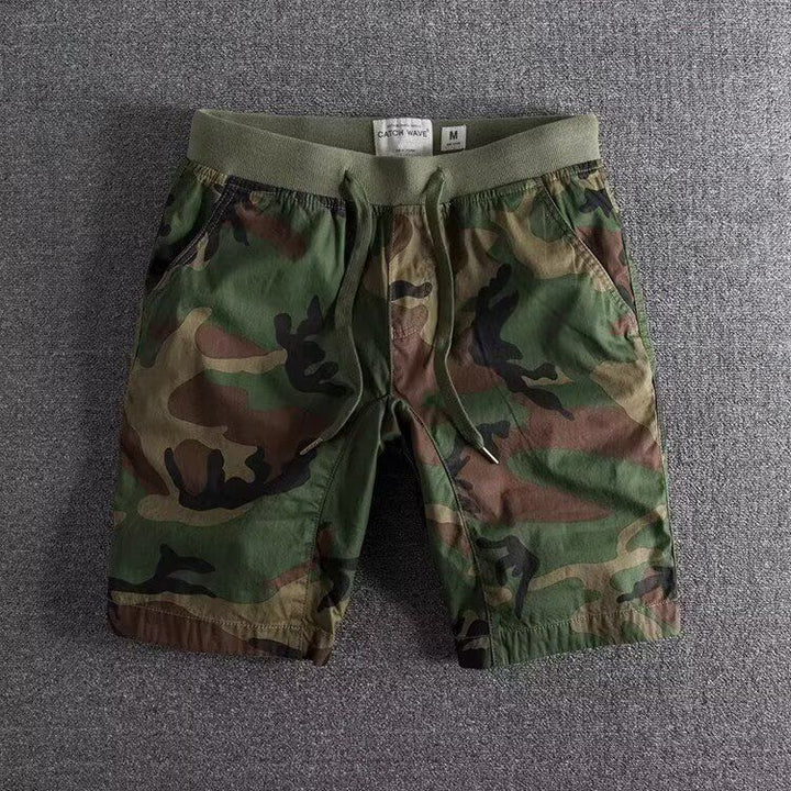 Mäns Kamouflage Shorts för Äventyr och Fritid