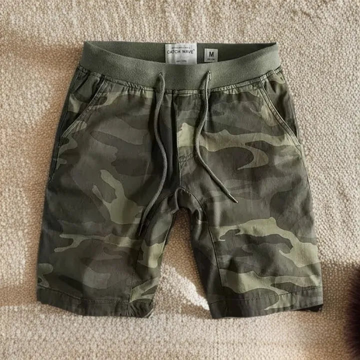 Mäns Kamouflage Shorts för Äventyr och Fritid