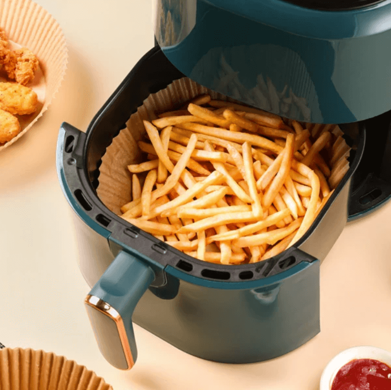 Engångsfoder för airfryer, 50-pack, underlättar rengöring