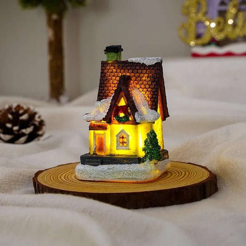 Vacker 6-delars julby med LED-belysning. Perfekt juldekoration eller unik gåva till nära & kära.