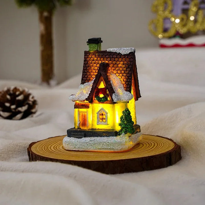 Vacker 6-delars julby med LED-belysning. Perfekt juldekoration eller unik gåva till nära & kära.