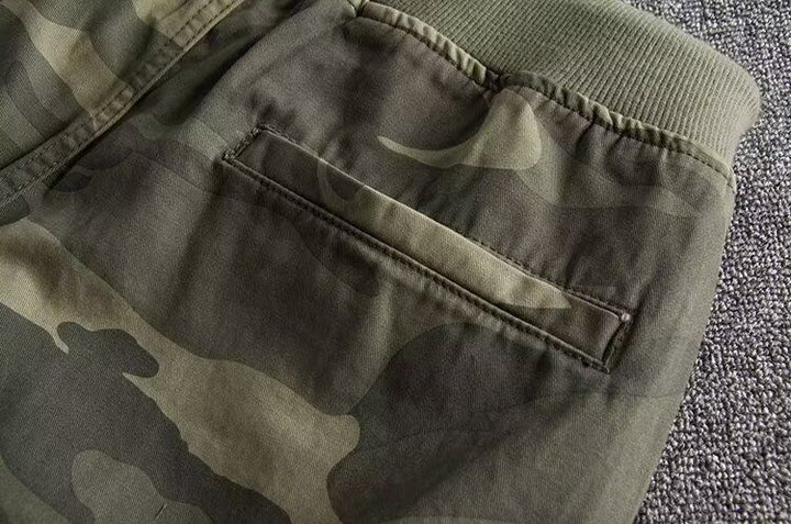 Mäns Kamouflage Shorts för Äventyr och Fritid