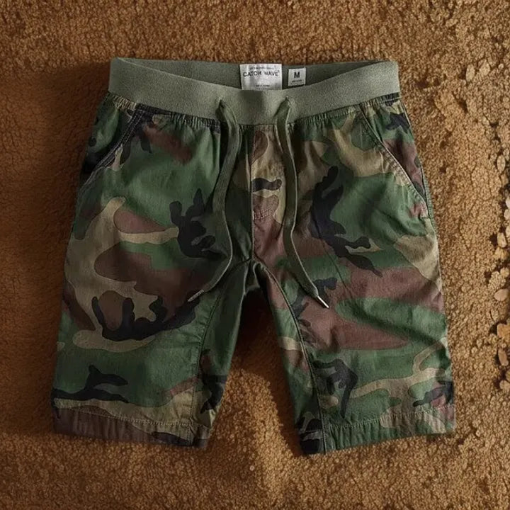 Mäns Kamouflage Shorts för Äventyr och Fritid