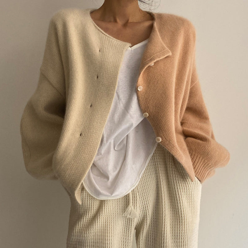 Damers Färgglada Drop Shoulder-tröja – Avslappnad Stil