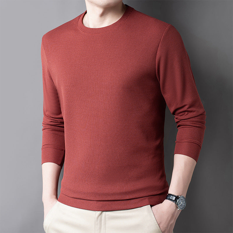 Suéter informal de mezcla de lana merina para hombre – Comodidad elegante