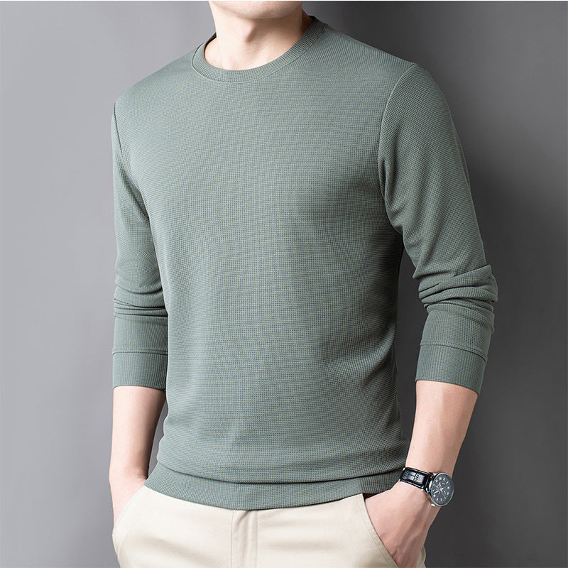 Suéter informal de mezcla de lana merina para hombre – Comodidad elegante