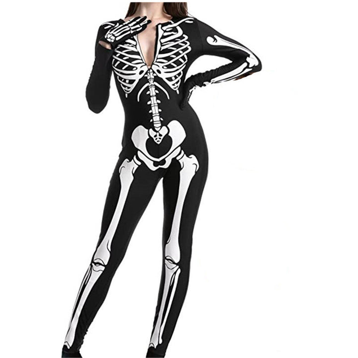 Dam Skelettkostym – Kroppsnära Halloween Utklädnad