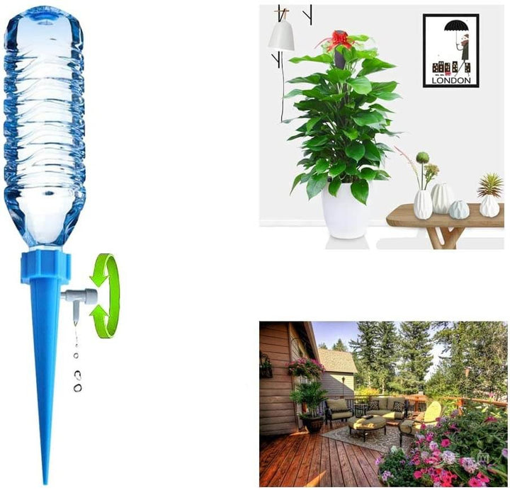 Effektiv blomvattnare, automatisk droppbevattning för krukväxter och blommor.