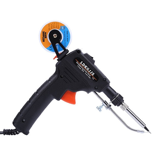 Automatisk lödpistol 60W för precisionslödning i elektronikreparationer och DIY-projekt.