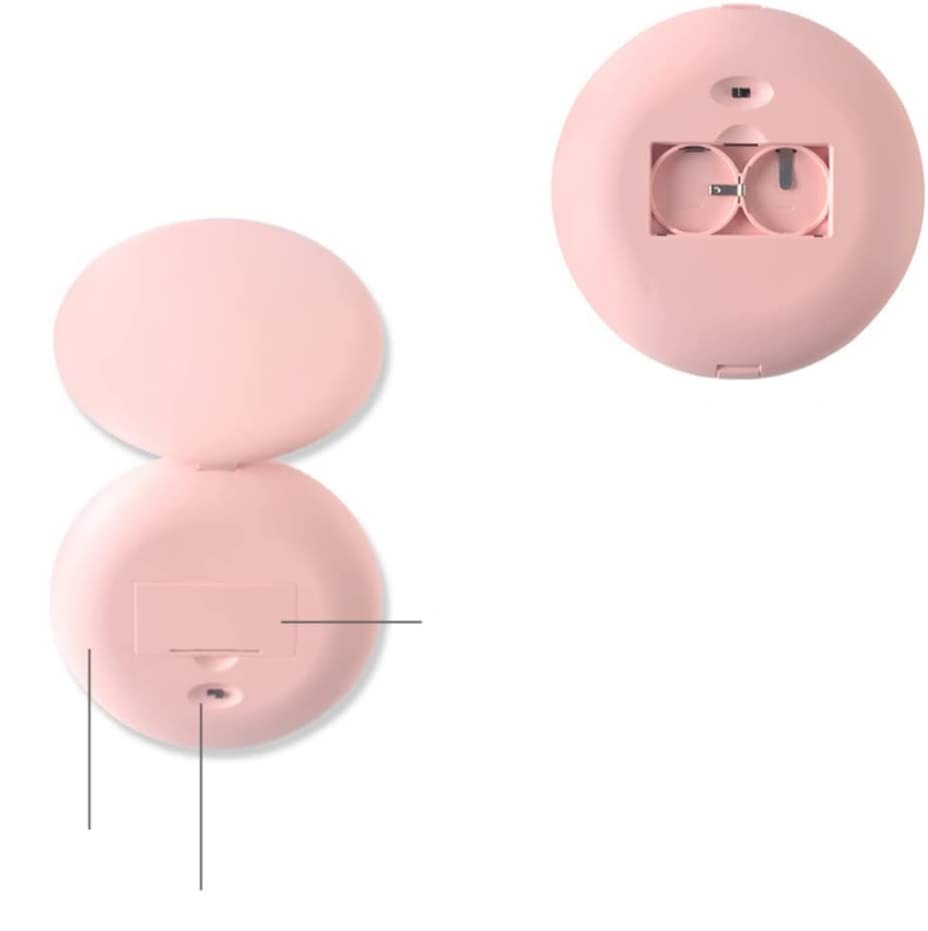 Mångsidig bärbar LED-spegel med 10x förstoring, idealisk för smink, resor och skönhet on-the-go.