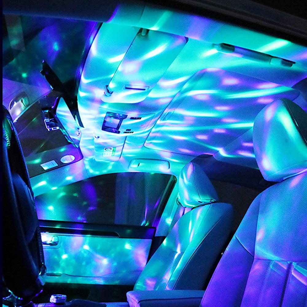 Färgstark RGB USB-festlampa som direkt förvandlar rummet med dynamiska disco-ljuseffekter. Bärbar glädje.