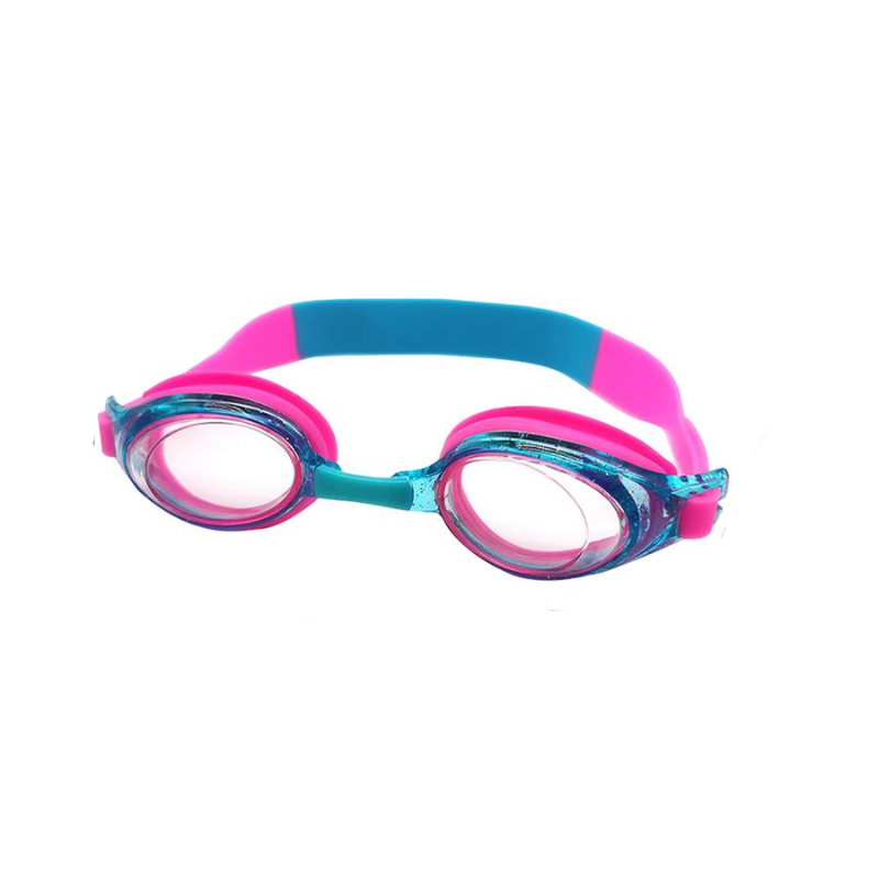 Simglasögon barn, lila med justerbart band och mjuk silikon, skyddar ögon från UV-strålar