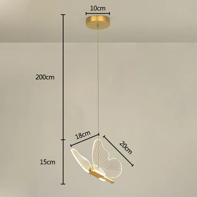 Vacker fjärils LED-nattlampa för barnrum, ger mjukt ljus och mysig atmosfär. Energisnål rumsdekoration.
