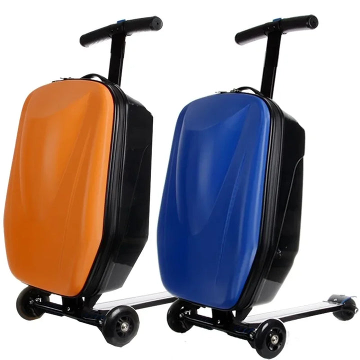 Barnens scooterresväska, en smart 2-i-1 design för resande barn och ungdom.