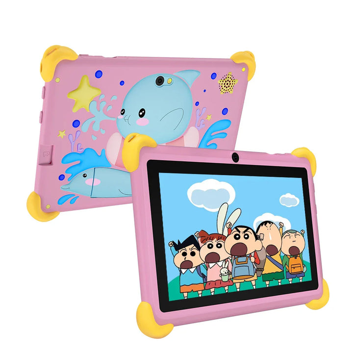Pedagogisk 7-tums barnsurfplatta Android 12. Perfekt för lärande, lek & digital utveckling för barn.