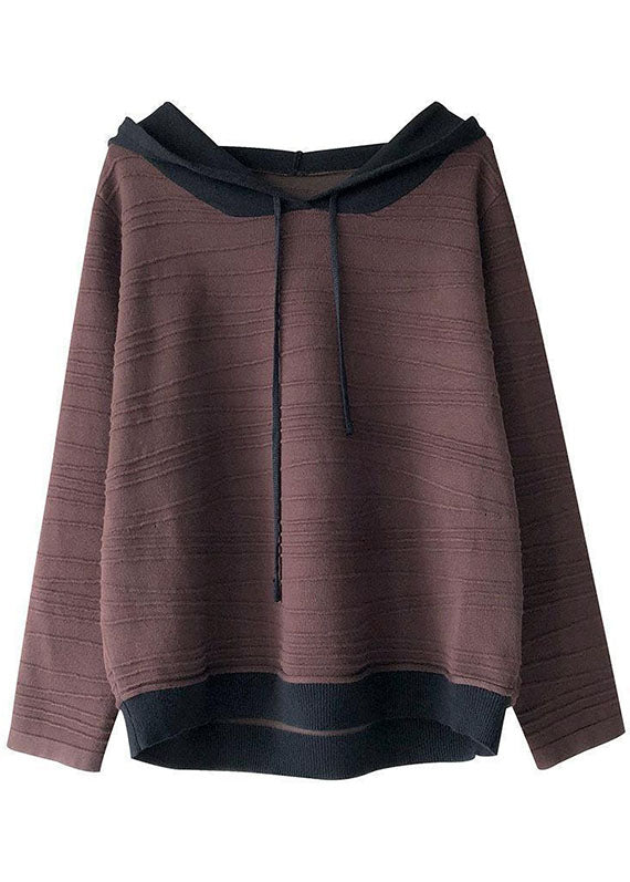 Mjuk dam sweatshirt med huva, perfekt för hösten. Bekväm och trendig stil med dragsko för fritid.