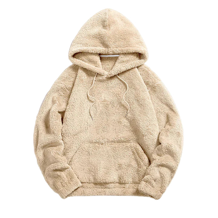 Bekväm kvinnors huvtröja i fleece för urban stil. Perfekt vardagsmode med praktiska fickor.