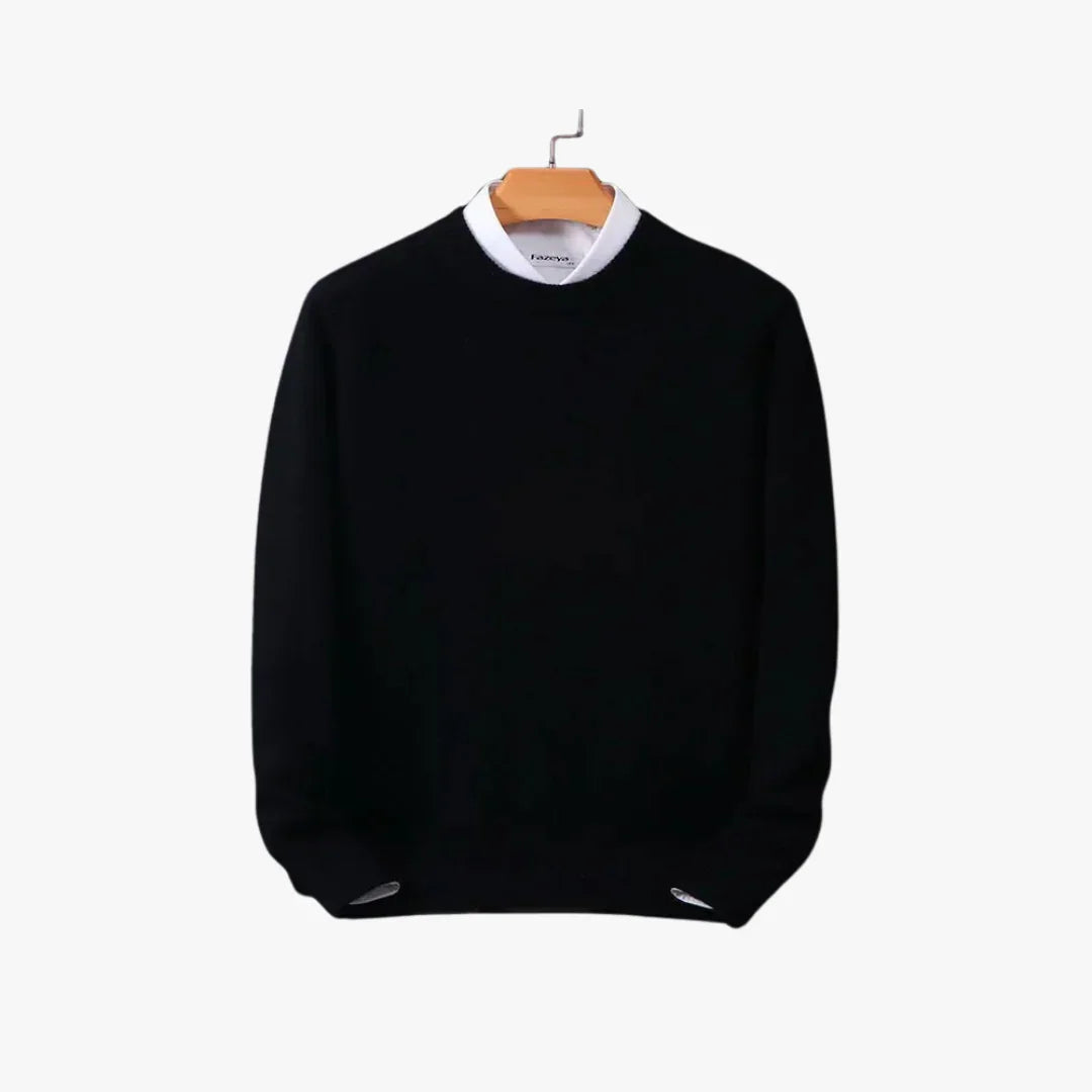 Stilren höst/vinter damtröja med bekväm lös passform, perfekt för en avslappnad men elegant look.