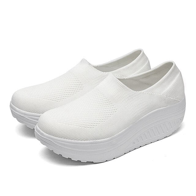 Damskor: Flip flop sneakers med mjuk ortopedisk sula, idealiska för strandpromenader, fritid och vardag.