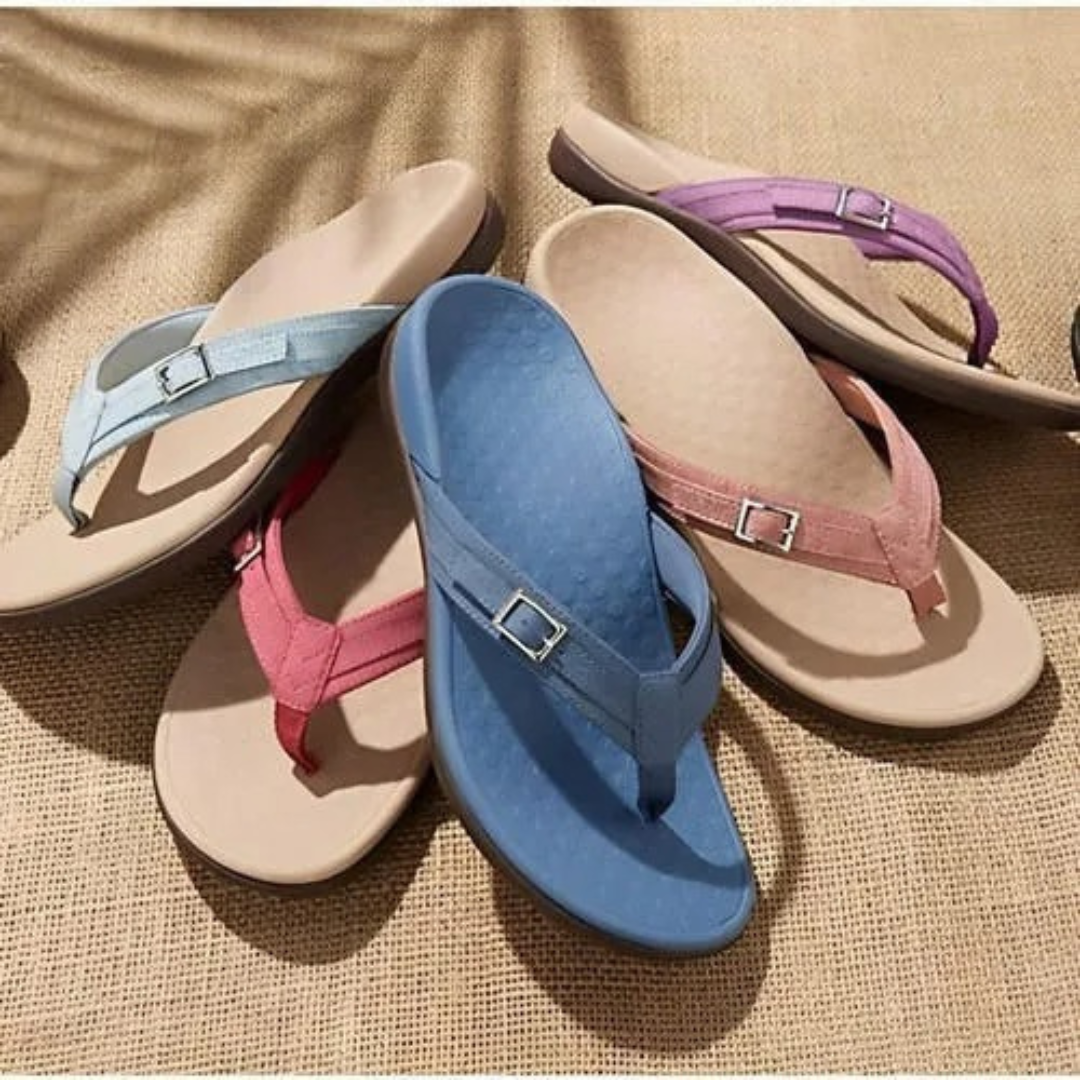 Ultimata komforten med dessa dam flip-flops. Bekväma sommarskor och strandsandaler för kvinnor.