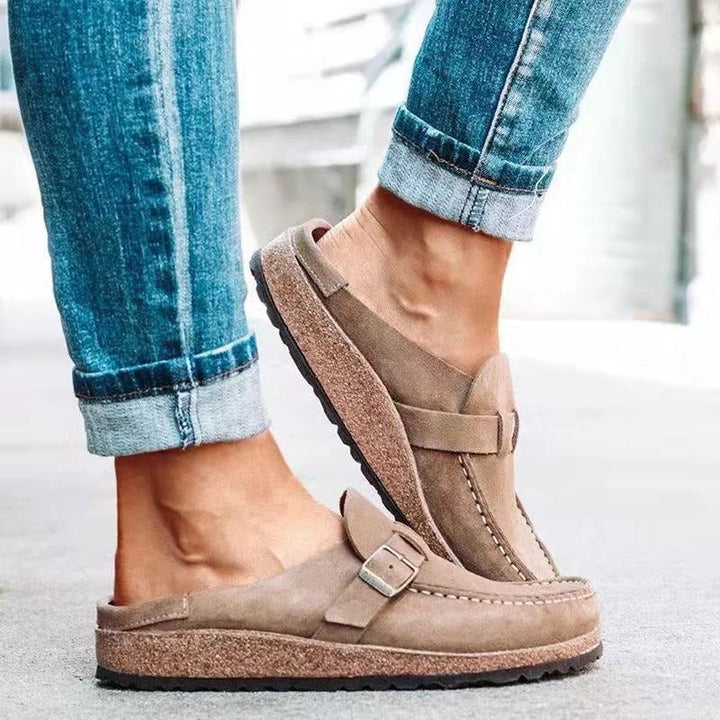 Färgglada damskor clogs, lätta träskor med öppen tå för sommar & casual dammode. Bekväma sandaler.
