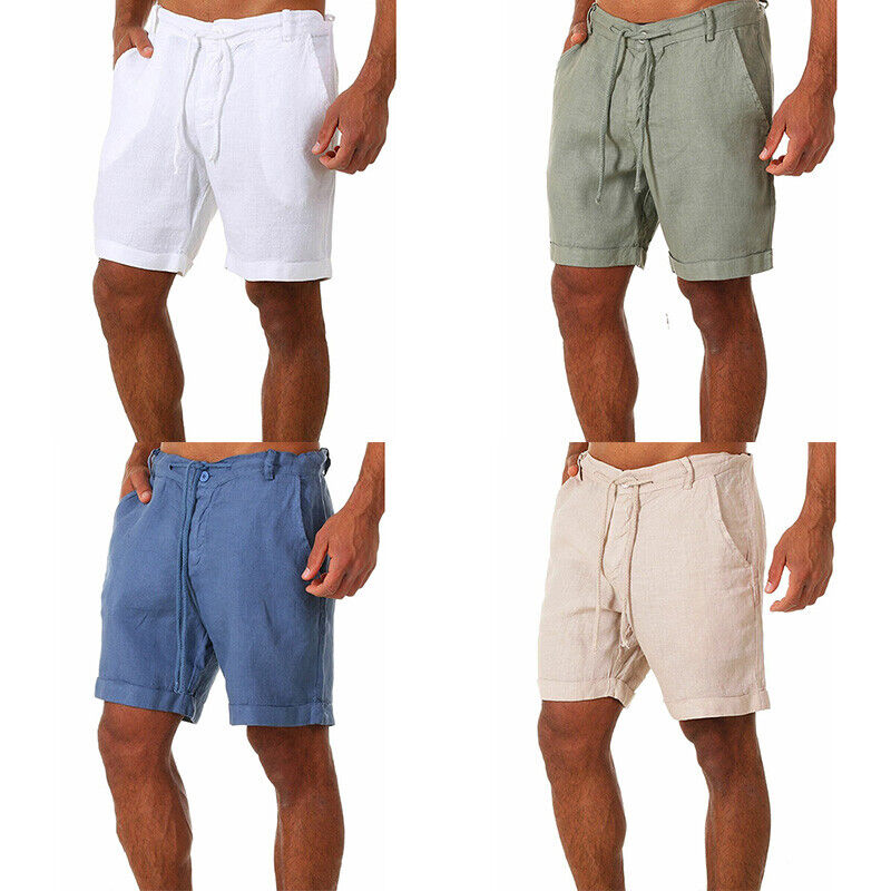 Trendiga fritidsshorts för herrar. Enfärgade, bekväma och idealiska sommarshorts för herrmode.