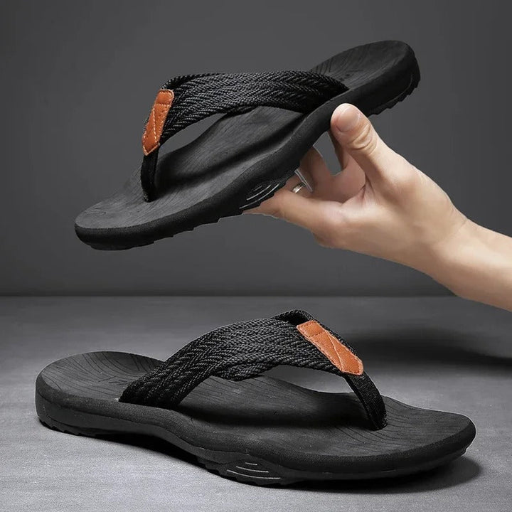 Mångsidiga herrsandaler med ultimat komfort för vardag & fritid. Perfekta som utomhussandaler.