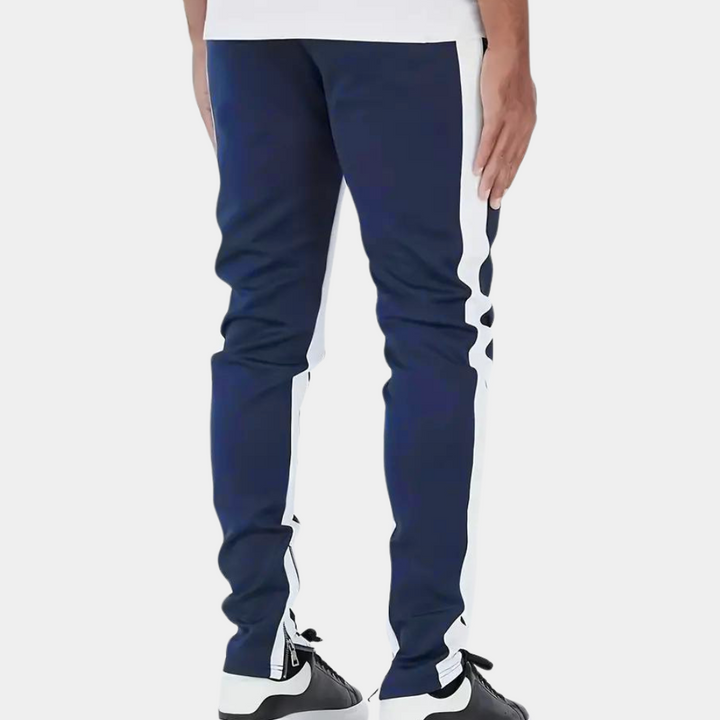 Mäns sportiga casualbyxor i modern design, utmärkta för träning och en aktiv vardag.