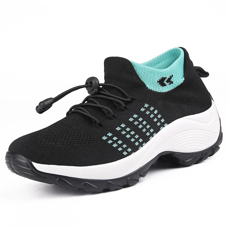Casual plattformssneakers för kvinnor, mångsidiga vardagsskor med stil och komfort.