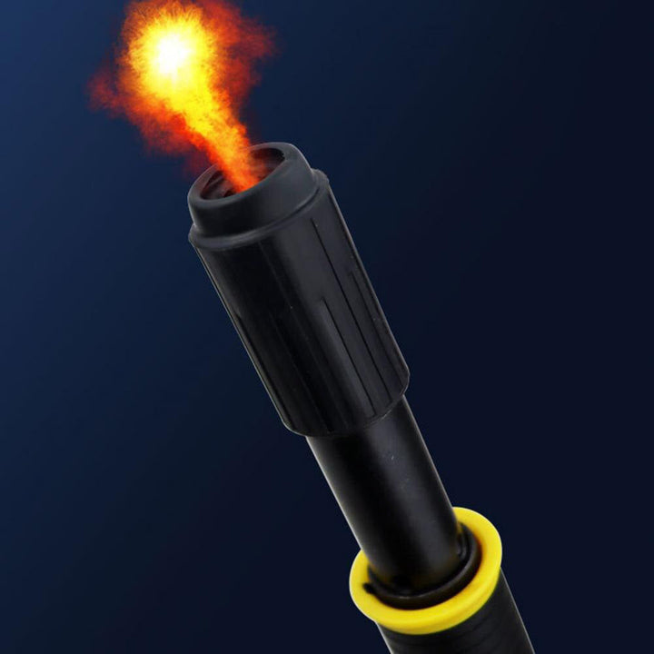 Detaljbild av en robust betongspikpistol. Ett högkvalitativt kraftverktyg redo för tuffa monteringar och byggjobb.