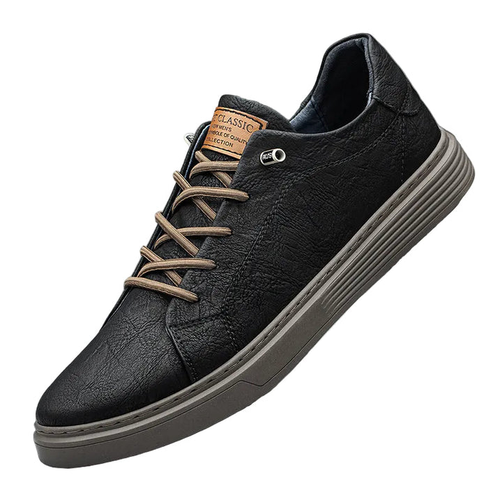 Bruna unisex veganska sneakers, perfekta för vardag och arbete. Bekväma, stilrena fritidsskor.