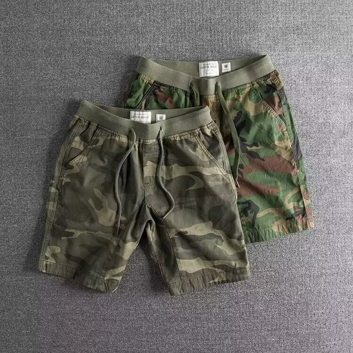 Mäns Kamouflage Shorts för Äventyr och Fritid