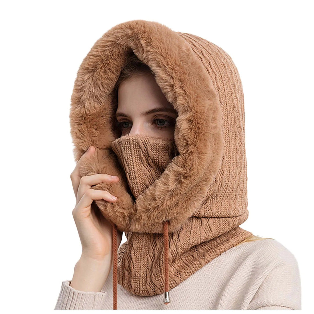Trendig dam balaklava för kvinnor som söker stil och skydd i vinterkylan. Perfekt skidmössa.