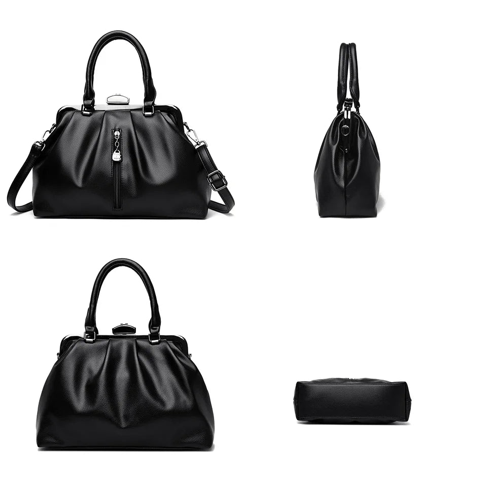 Bekväm crossbody väska i PU-läder. Damväska med justerbar axelrem för perfekt passform.