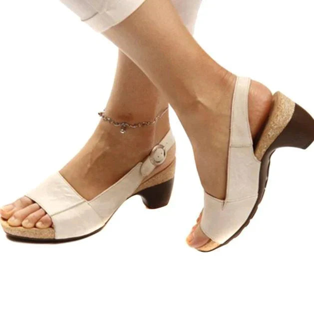 Kvinnors bekväma sandaler i blått, med flexibel rem och ergonomisk design för vardagsstil.