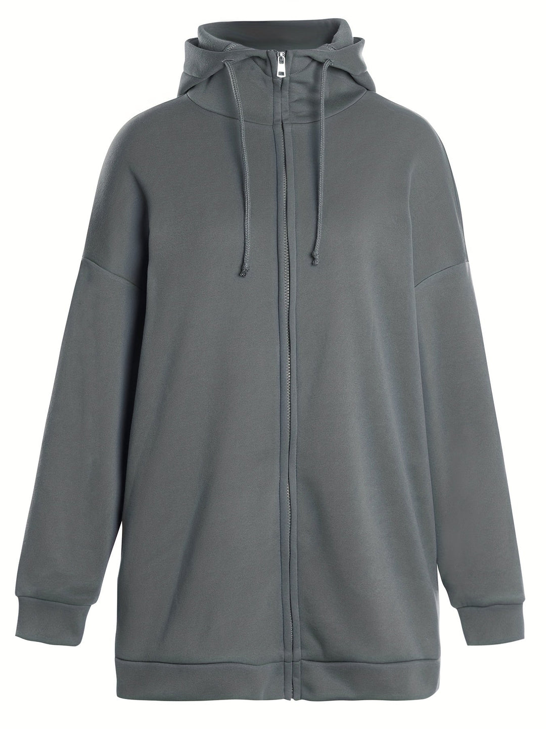 Kvinnors hoodie med dragkedja, sportig och bekväm för både gymmet och hemma.