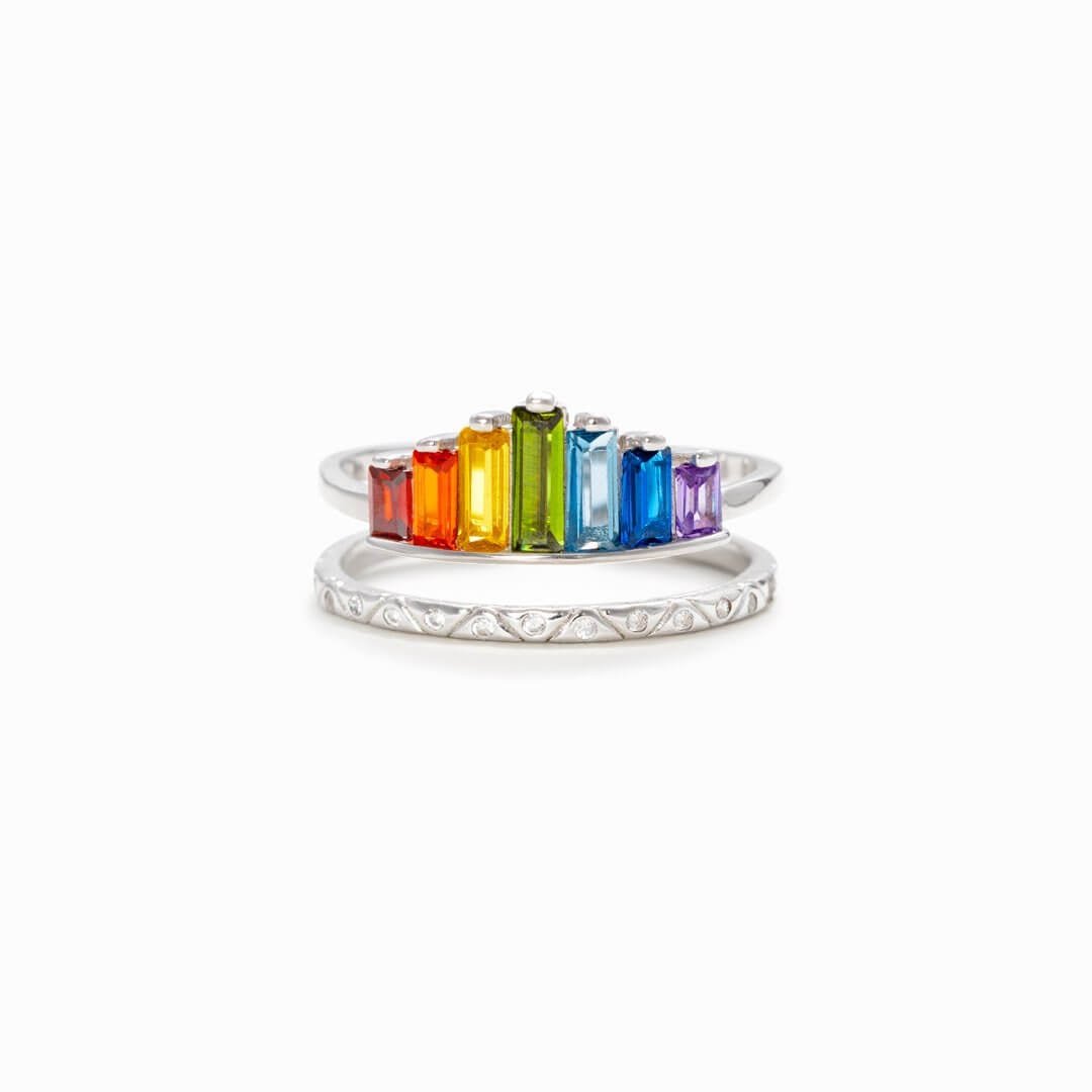 Dam kronring "Till Min Dotter" i silver, justerbar. Perfekt dotter present med elegant design.