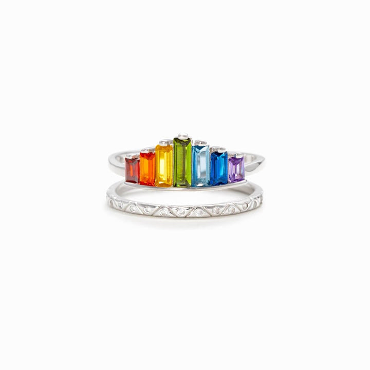 Dam kronring "Till Min Dotter" i silver, justerbar. Perfekt dotter present med elegant design.