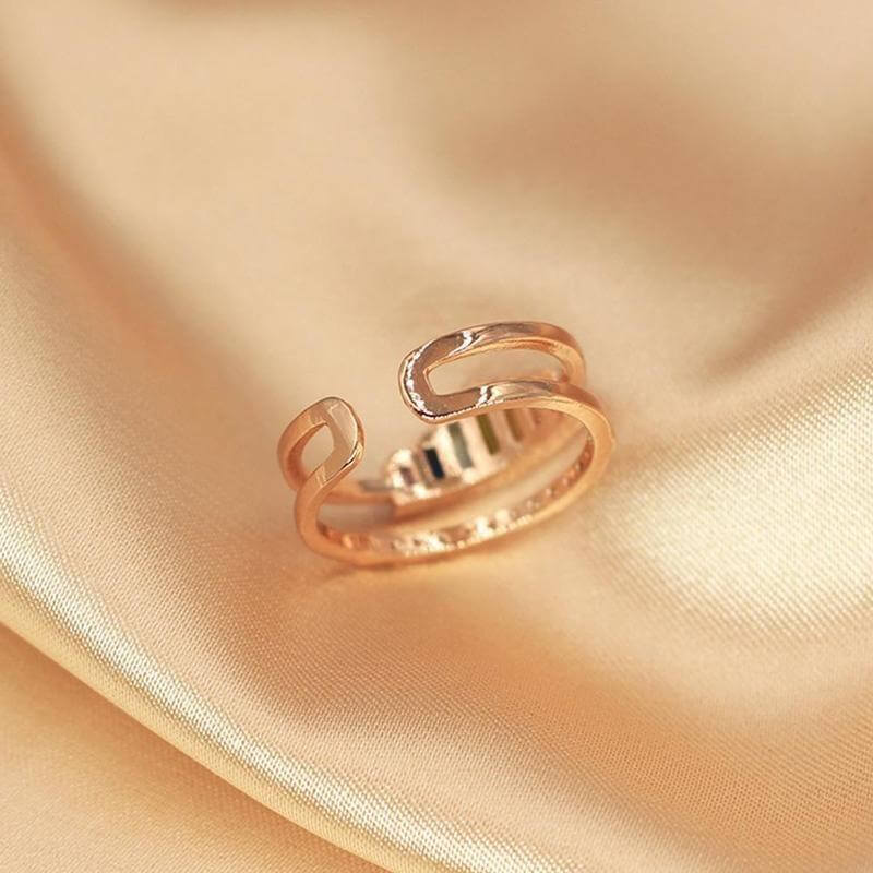Silver kronring "Till Min Dotter", justerbar. En älskad dotter present och dam smycke för alla åldrar.