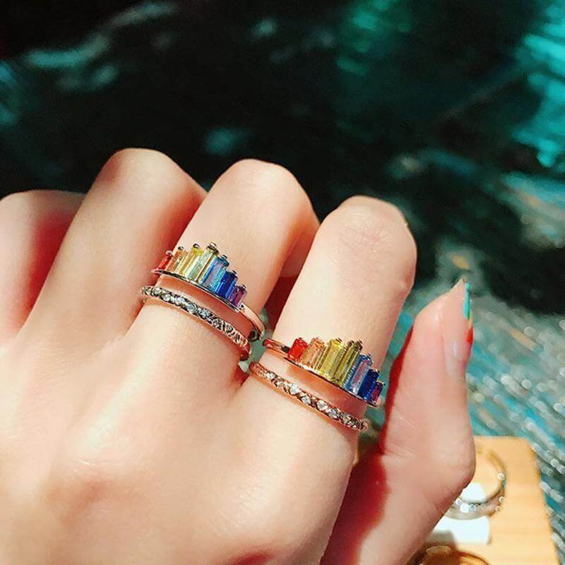 Justerbar kronring "Till Min Dotter" i silver eller roséguld. Mångsidig dam ring med tidlös design.