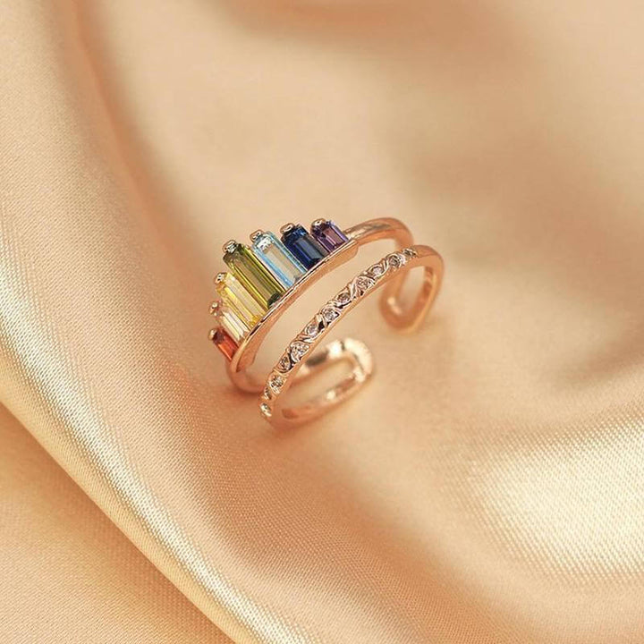 Personlig dotter present: justerbar kronring "Till Min Dotter" i silver. Fira kärleken mellan mor och dotter.