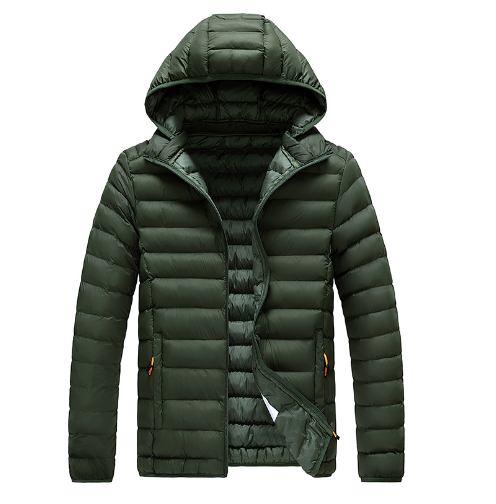 Damjacka, lättviktig puffer med huva, stilren vardagsjacka för kvinnor.