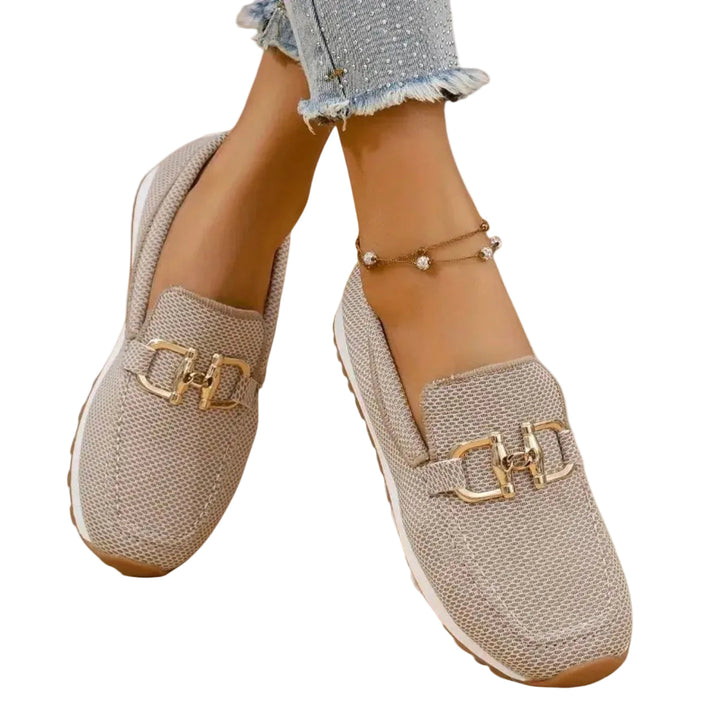 Dam slip-on loafers, bekväma & stilfulla vardagsskor. Perfekta för vår & sommar.