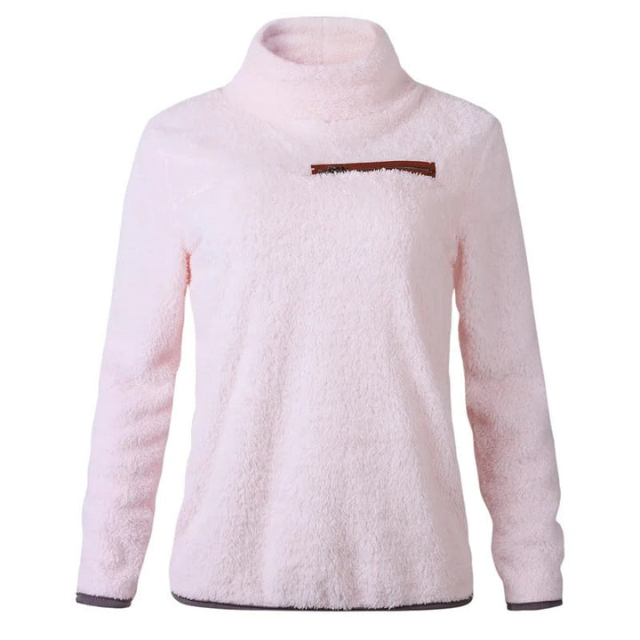 Varm & bekväm dam pullover. Sköldpaddshalsad tröja för kvinnor, idealisk för lager på lager.