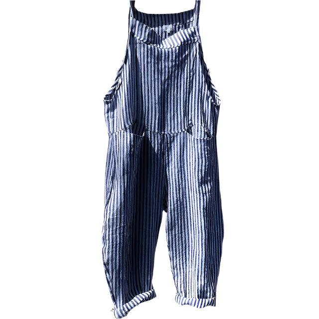 Bekväm byxdress för dam. Lös & baggy passform, trendig stil för sommar och vardagskläder.