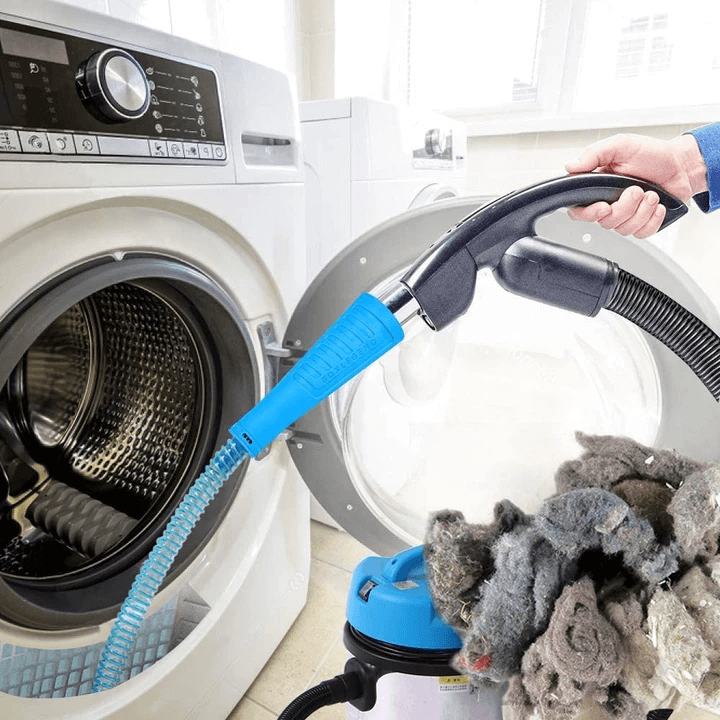 Effektiv luddrengöring med specialdesignad dammsugarslang. Ökar torktumlarens ventilation & prestanda.