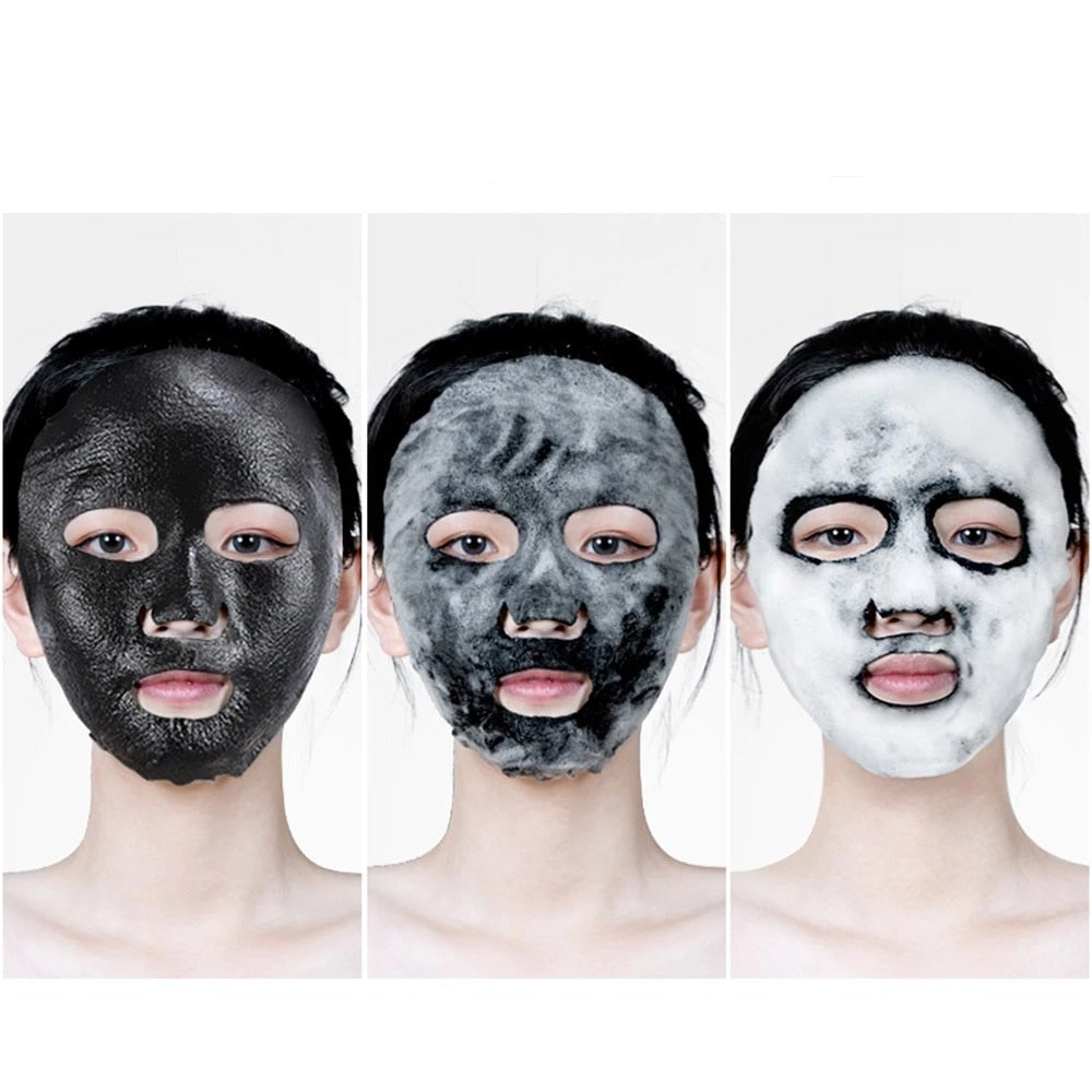 Bubbelmask mot pormaskar och oren hy. Ger ansiktet en djuprengörande detoxbehandling med lyster.