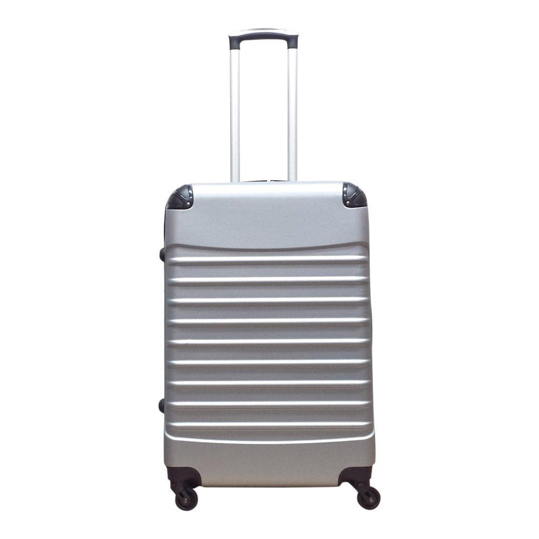 Mångsidigt 2-delat resväskeset i elegant silver. Perfekt för både kortare weekendresor och längre äventyr.