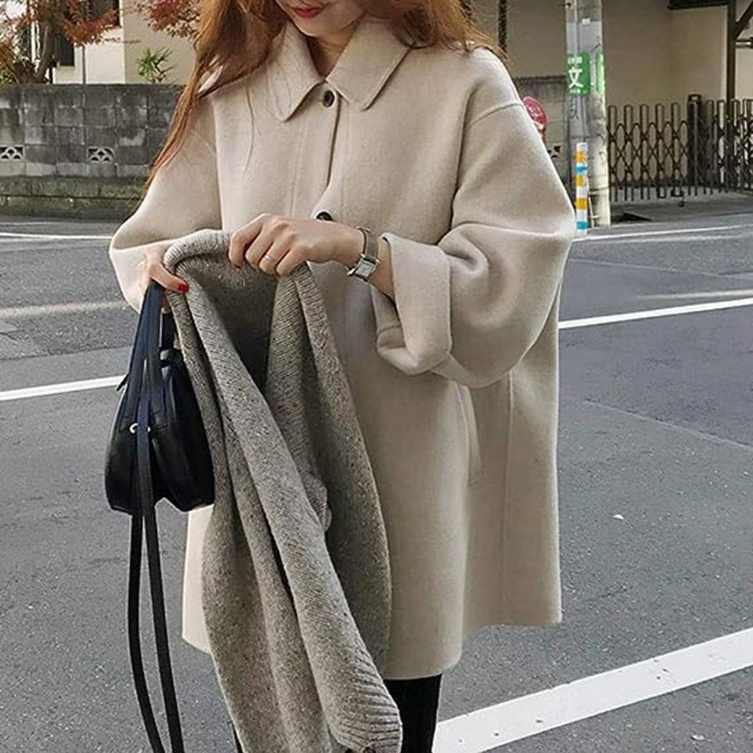Trendig chic damkappa för hösten, en elegant kvinnors jacka som lyfter din stil. Perfekt för vardagsmode.