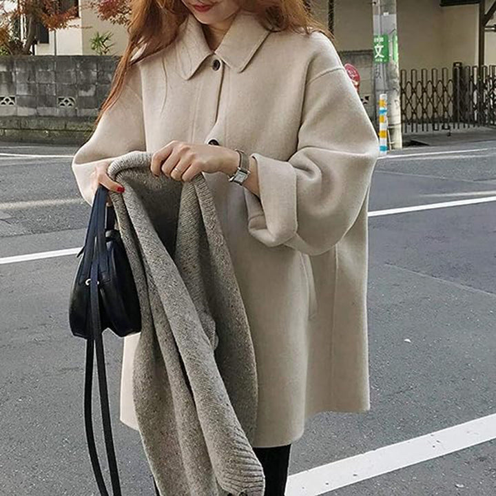 Trendig chic damkappa för hösten, en elegant kvinnors jacka som lyfter din stil. Perfekt för vardagsmode.
